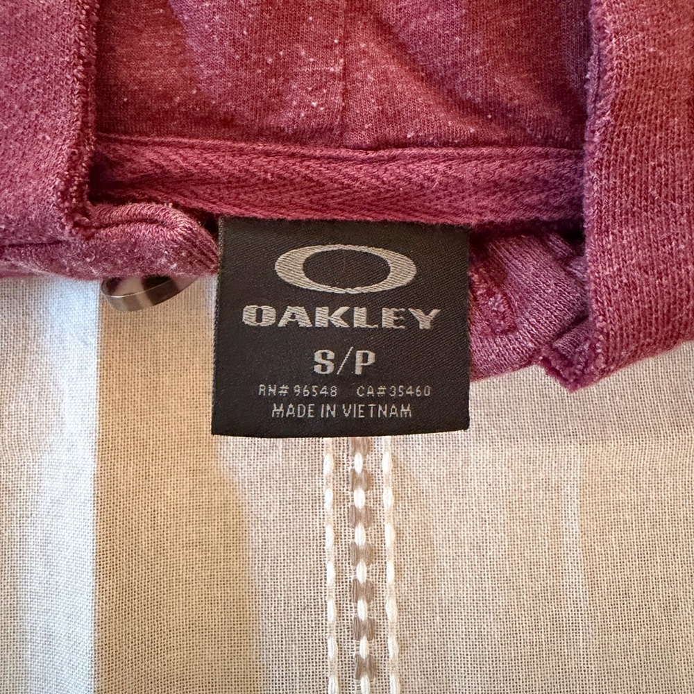 Oakley Burgundy Hoodie